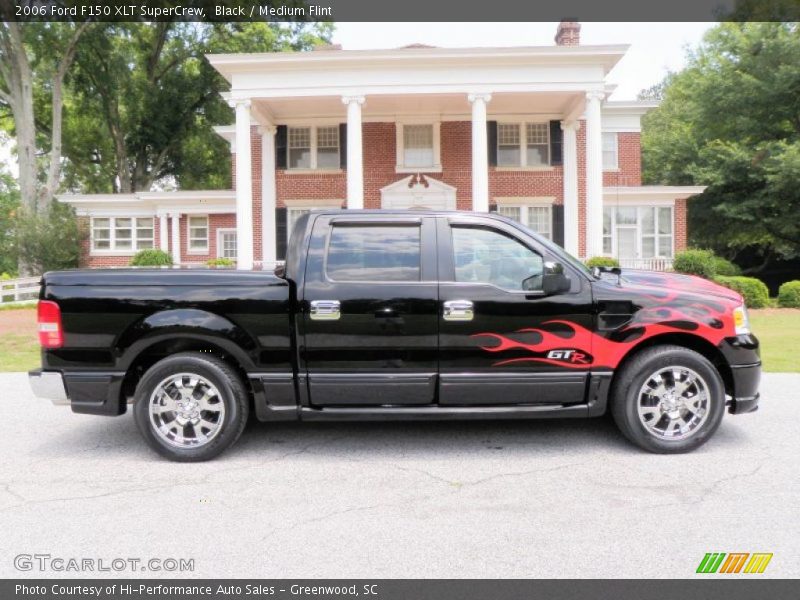 Black / Medium Flint 2006 Ford F150 XLT SuperCrew