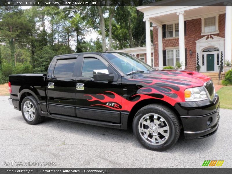 Black / Medium Flint 2006 Ford F150 XLT SuperCrew