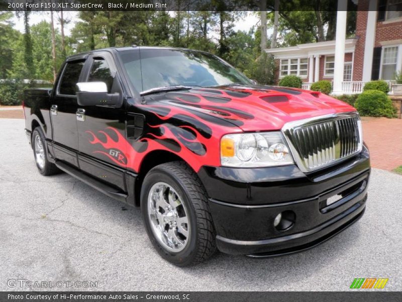 Black / Medium Flint 2006 Ford F150 XLT SuperCrew