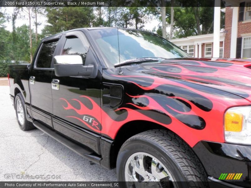 Black / Medium Flint 2006 Ford F150 XLT SuperCrew