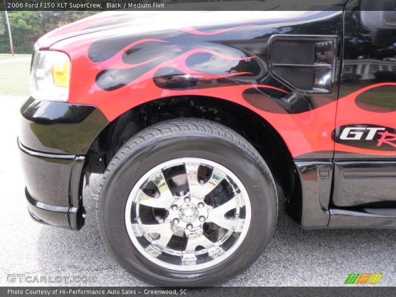Black / Medium Flint 2006 Ford F150 XLT SuperCrew