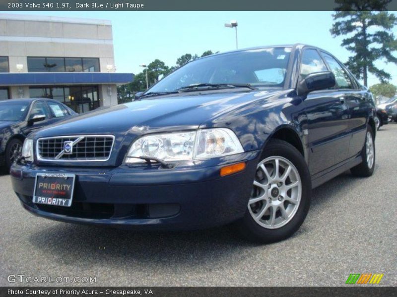 Dark Blue / Light Taupe 2003 Volvo S40 1.9T
