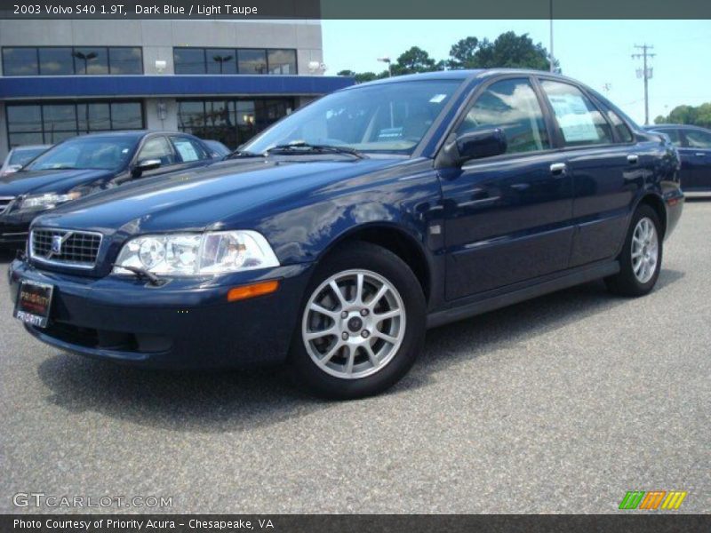 Dark Blue / Light Taupe 2003 Volvo S40 1.9T