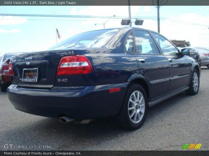 Dark Blue / Light Taupe 2003 Volvo S40 1.9T