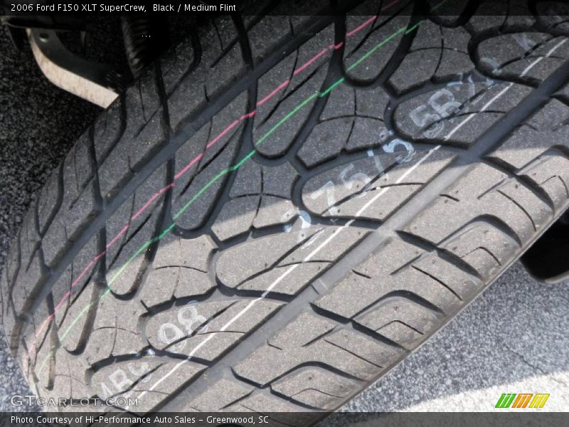 Black / Medium Flint 2006 Ford F150 XLT SuperCrew