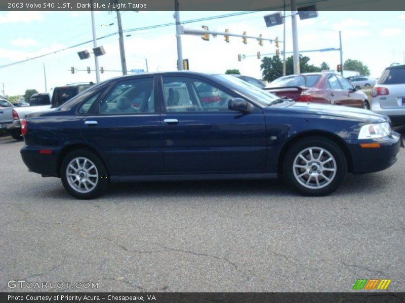 Dark Blue / Light Taupe 2003 Volvo S40 1.9T
