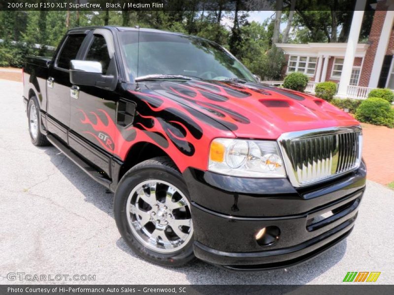 Black / Medium Flint 2006 Ford F150 XLT SuperCrew