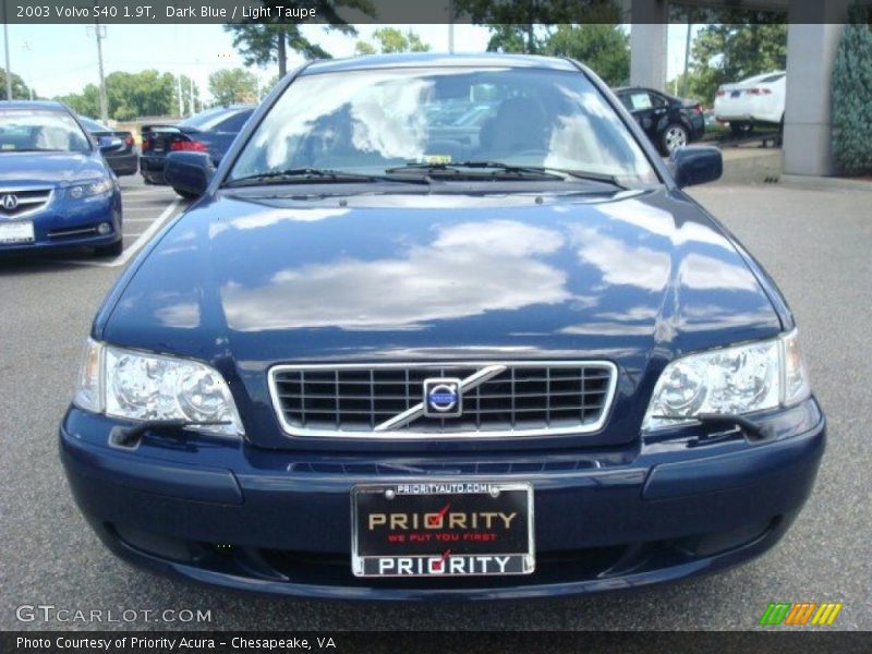 Dark Blue / Light Taupe 2003 Volvo S40 1.9T