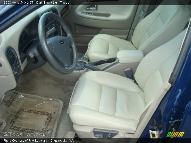 Dark Blue / Light Taupe 2003 Volvo S40 1.9T