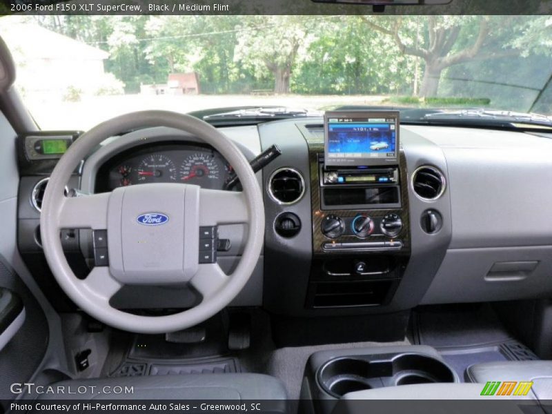 Black / Medium Flint 2006 Ford F150 XLT SuperCrew