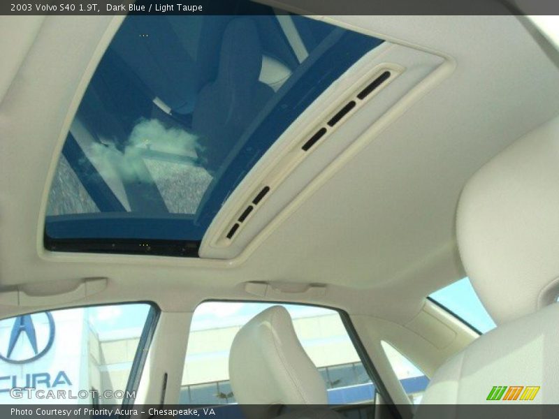 Dark Blue / Light Taupe 2003 Volvo S40 1.9T