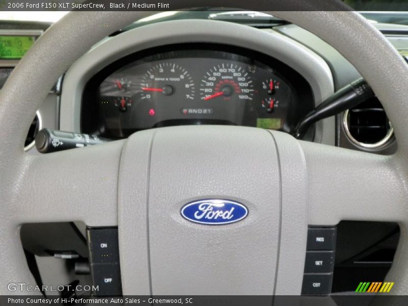 Black / Medium Flint 2006 Ford F150 XLT SuperCrew