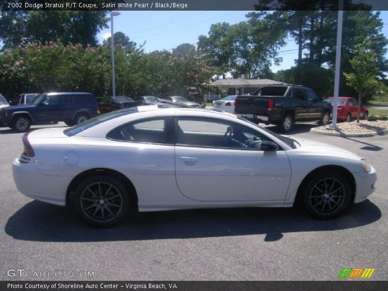 Satin White Pearl / Black/Beige 2002 Dodge Stratus R/T Coupe
