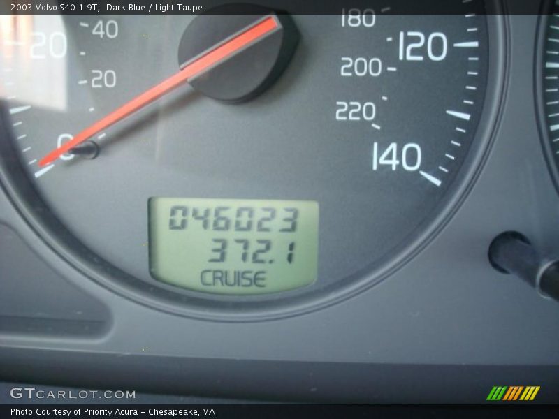 Dark Blue / Light Taupe 2003 Volvo S40 1.9T