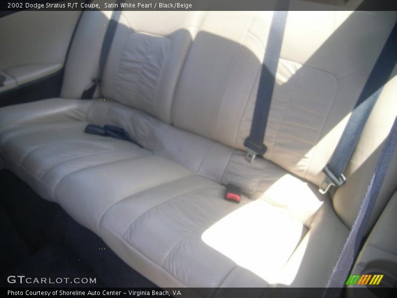 Satin White Pearl / Black/Beige 2002 Dodge Stratus R/T Coupe