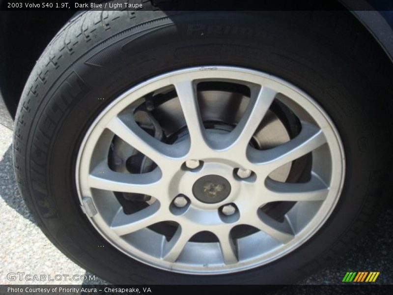 Dark Blue / Light Taupe 2003 Volvo S40 1.9T