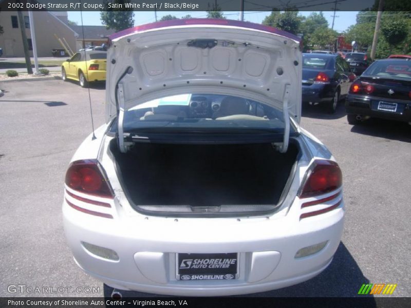 Satin White Pearl / Black/Beige 2002 Dodge Stratus R/T Coupe