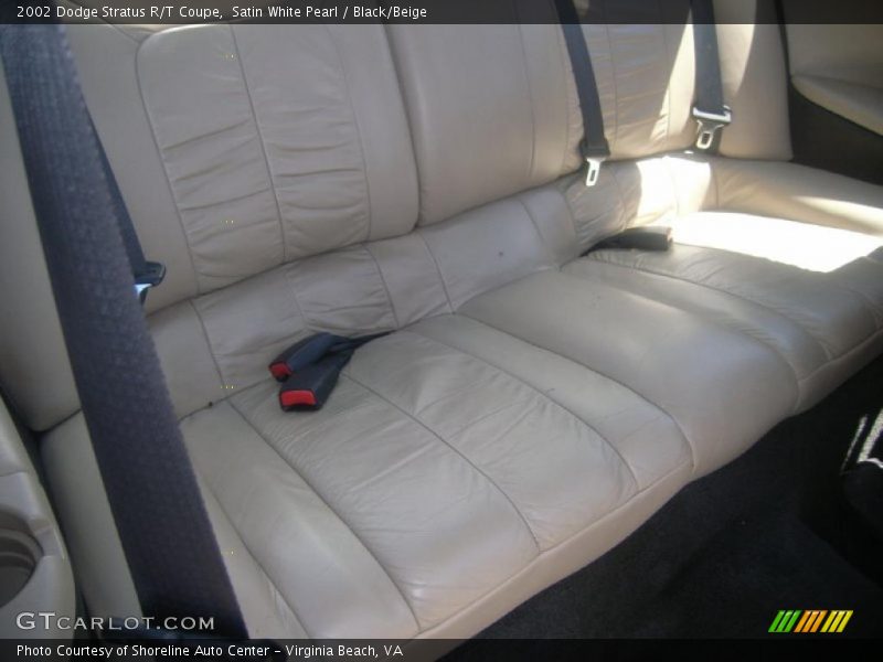 Satin White Pearl / Black/Beige 2002 Dodge Stratus R/T Coupe
