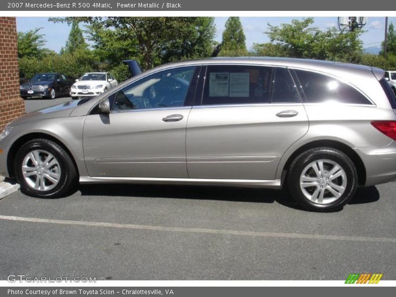 Pewter Metallic / Black 2007 Mercedes-Benz R 500 4Matic