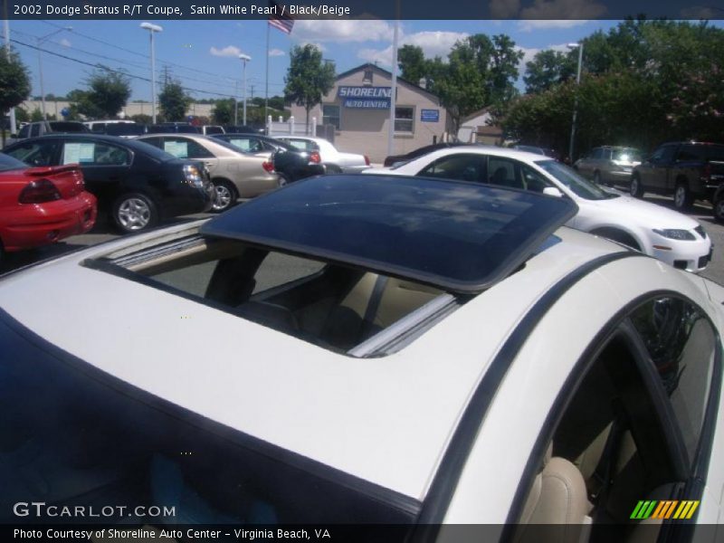 Satin White Pearl / Black/Beige 2002 Dodge Stratus R/T Coupe
