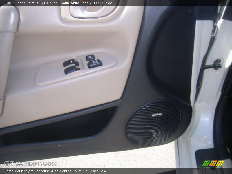 Satin White Pearl / Black/Beige 2002 Dodge Stratus R/T Coupe