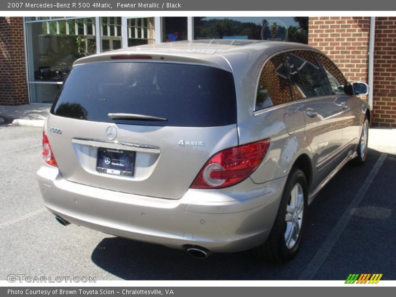 Pewter Metallic / Black 2007 Mercedes-Benz R 500 4Matic