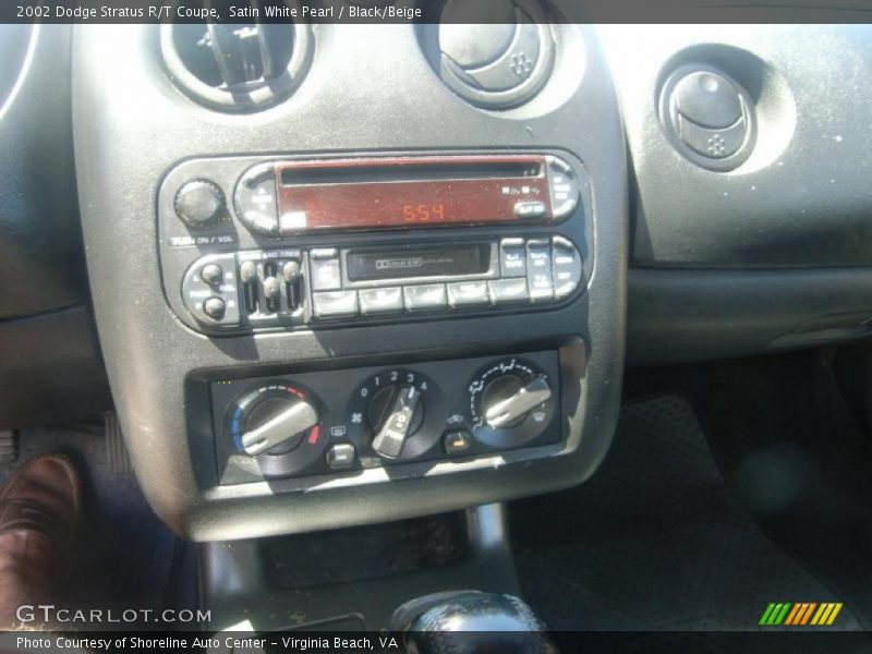 Satin White Pearl / Black/Beige 2002 Dodge Stratus R/T Coupe