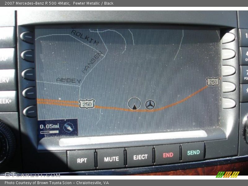 Pewter Metallic / Black 2007 Mercedes-Benz R 500 4Matic