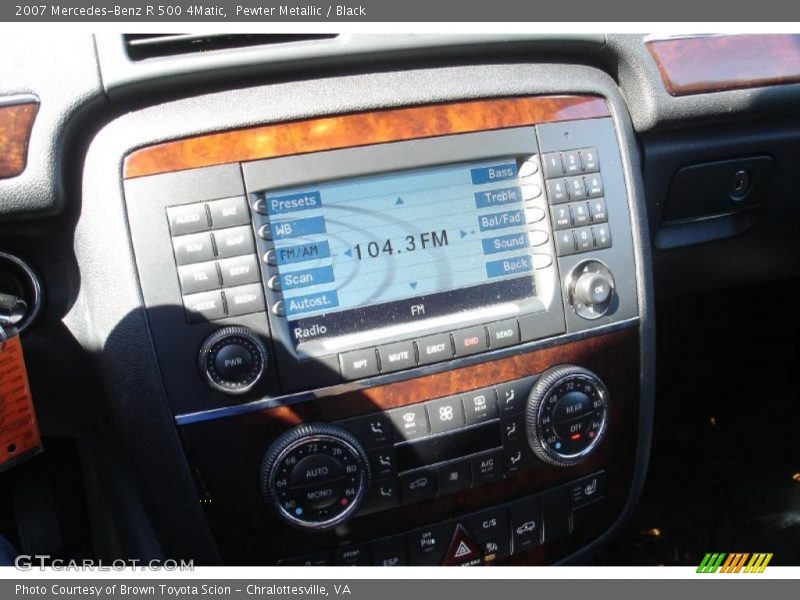 Pewter Metallic / Black 2007 Mercedes-Benz R 500 4Matic
