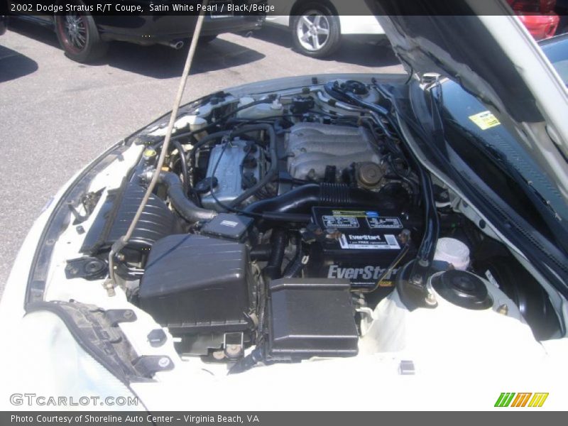 Satin White Pearl / Black/Beige 2002 Dodge Stratus R/T Coupe