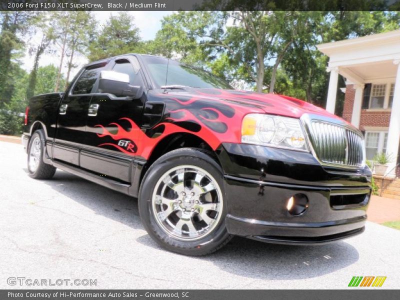 Black / Medium Flint 2006 Ford F150 XLT SuperCrew