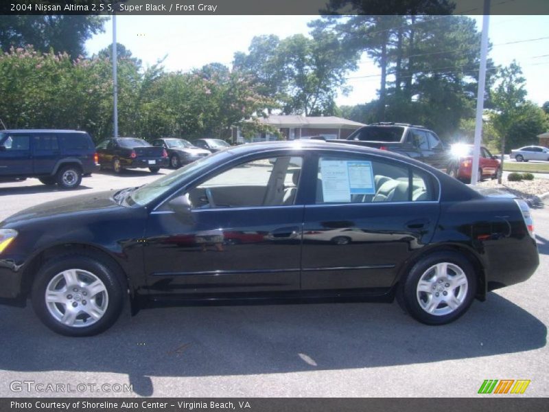 Super Black / Frost Gray 2004 Nissan Altima 2.5 S