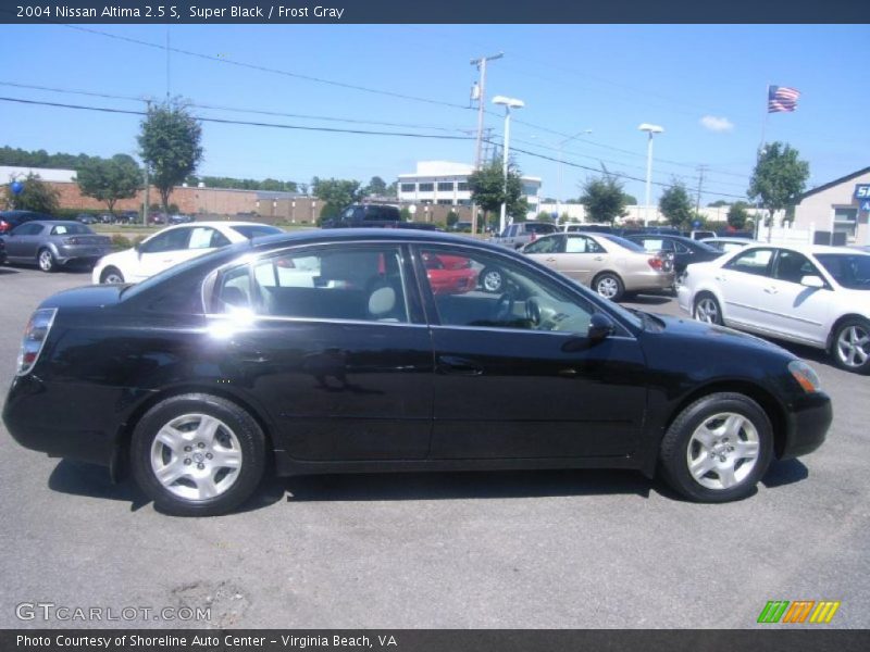 Super Black / Frost Gray 2004 Nissan Altima 2.5 S