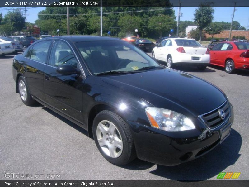 Super Black / Frost Gray 2004 Nissan Altima 2.5 S