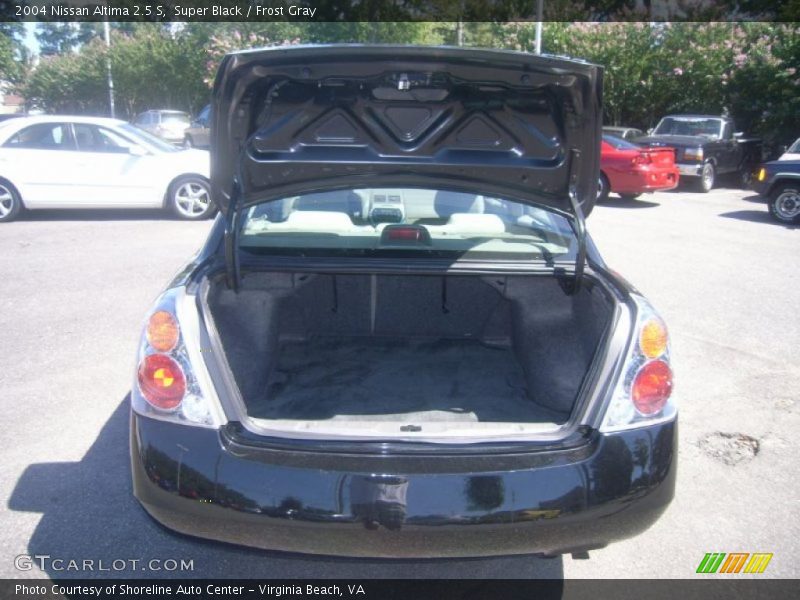 Super Black / Frost Gray 2004 Nissan Altima 2.5 S