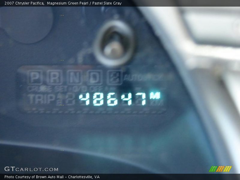 Magnesium Green Pearl / Pastel Slate Gray 2007 Chrysler Pacifica