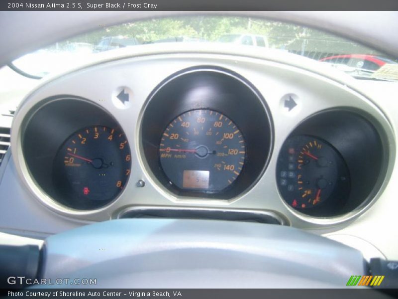 Super Black / Frost Gray 2004 Nissan Altima 2.5 S