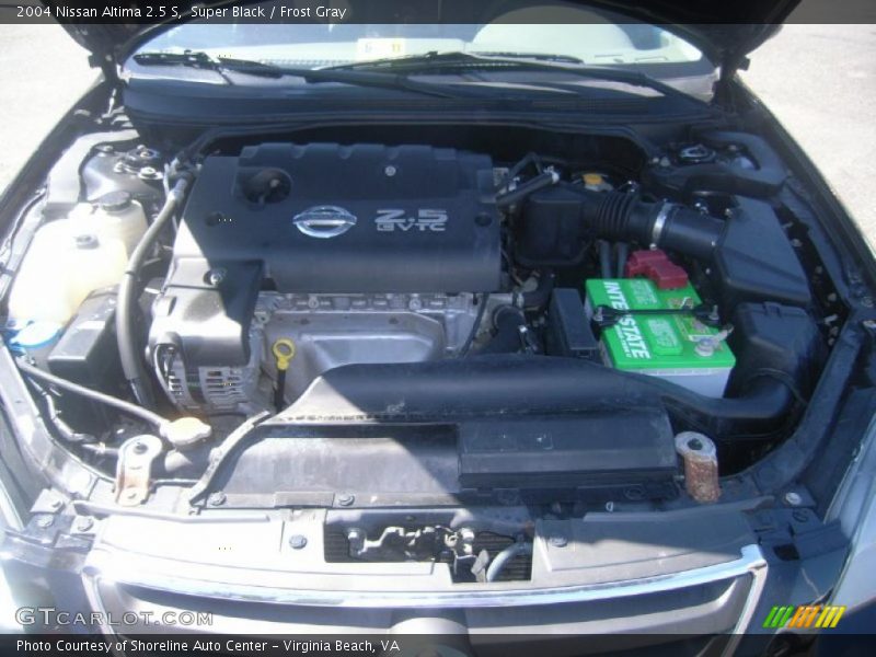 Super Black / Frost Gray 2004 Nissan Altima 2.5 S