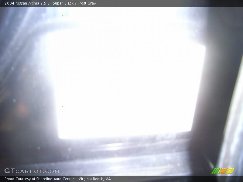 Super Black / Frost Gray 2004 Nissan Altima 2.5 S