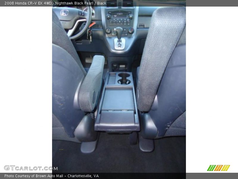 Nighthawk Black Pearl / Black 2008 Honda CR-V EX 4WD