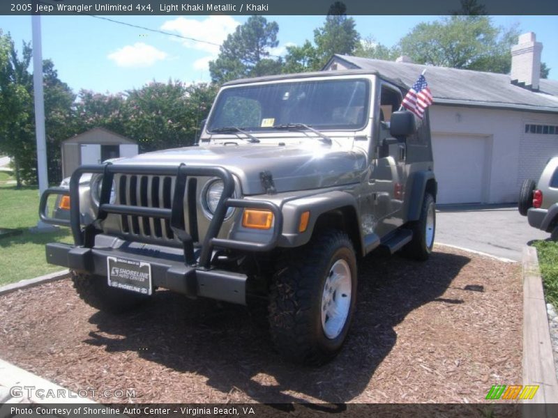Light Khaki Metallic / Khaki 2005 Jeep Wrangler Unlimited 4x4