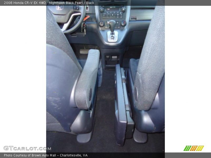 Nighthawk Black Pearl / Black 2008 Honda CR-V EX 4WD