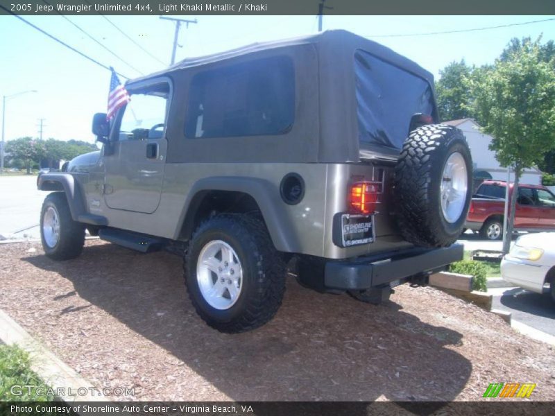 Light Khaki Metallic / Khaki 2005 Jeep Wrangler Unlimited 4x4