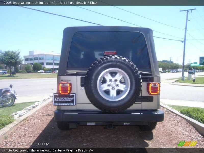 Light Khaki Metallic / Khaki 2005 Jeep Wrangler Unlimited 4x4