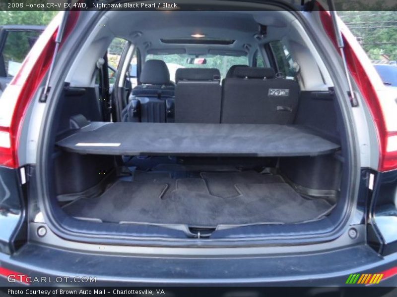 Nighthawk Black Pearl / Black 2008 Honda CR-V EX 4WD