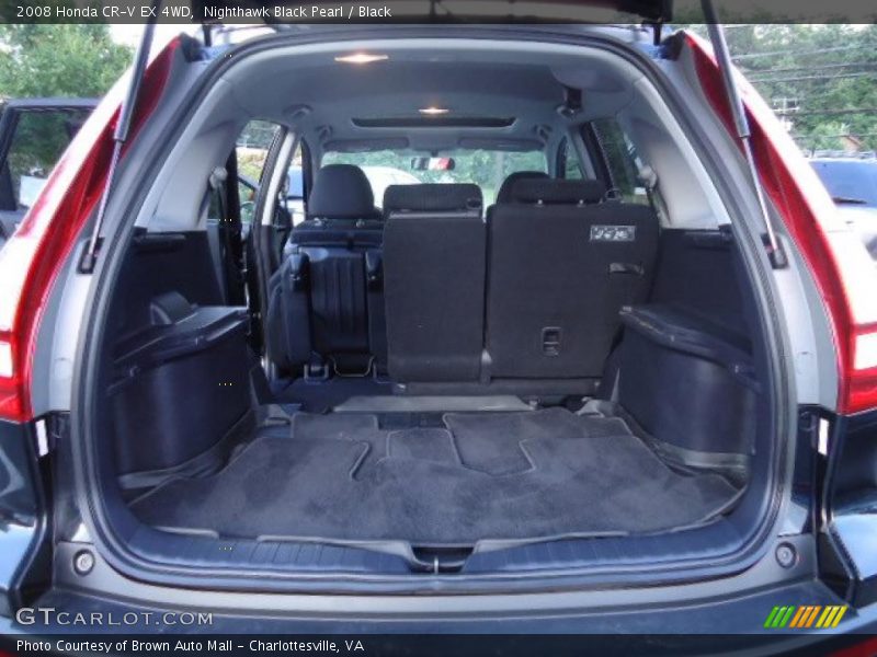 Nighthawk Black Pearl / Black 2008 Honda CR-V EX 4WD