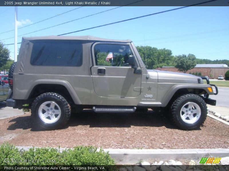 Light Khaki Metallic / Khaki 2005 Jeep Wrangler Unlimited 4x4