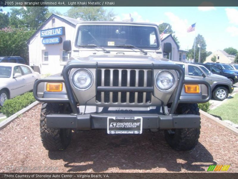 Light Khaki Metallic / Khaki 2005 Jeep Wrangler Unlimited 4x4