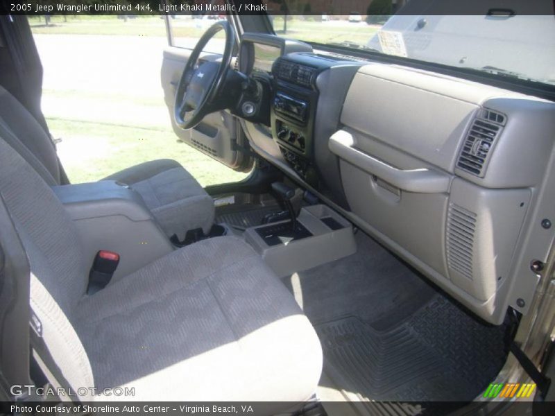 Light Khaki Metallic / Khaki 2005 Jeep Wrangler Unlimited 4x4