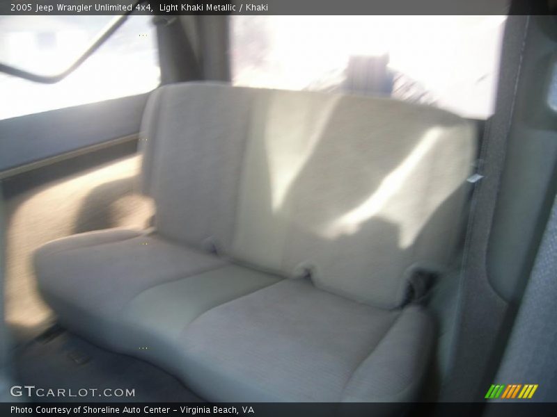 Light Khaki Metallic / Khaki 2005 Jeep Wrangler Unlimited 4x4